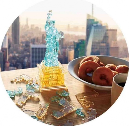 Podroben 3D puzzle Kip svobode