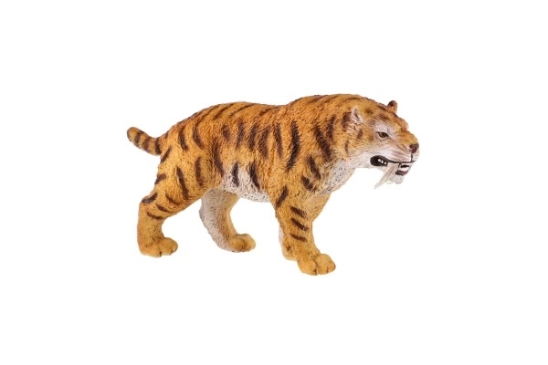 Sabljasti tiger iz plastike 13 cm v vrečki
