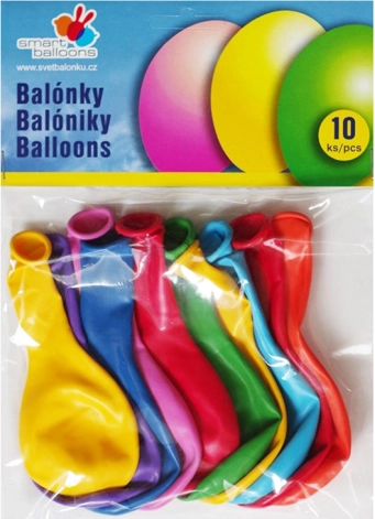 Pastelni napihljivi baloni 26 cm – komplet 10 kos