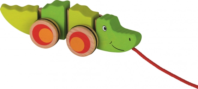 Leseni vlečni krokodil
