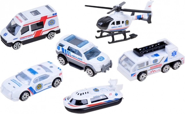 Realističen set reševalnih vozil