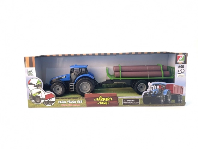 Igrača Traktor s Priklopnikom za Hlode za Otroke