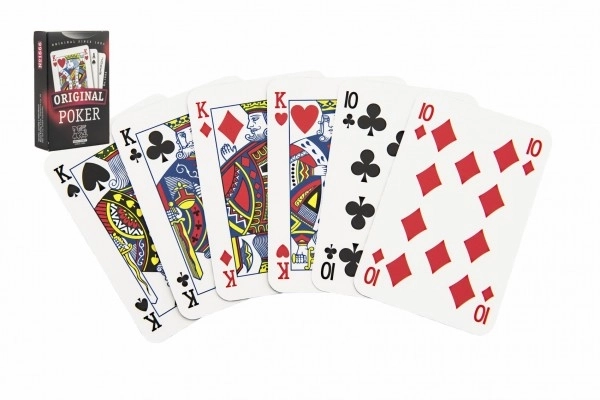 Poker družabna igra karte v papirnati škatlici 6x9cm