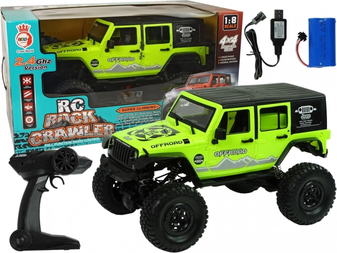 RC terensko vozilo ROCK CRAWLER 2,4 GHz 4x4 – zeleno