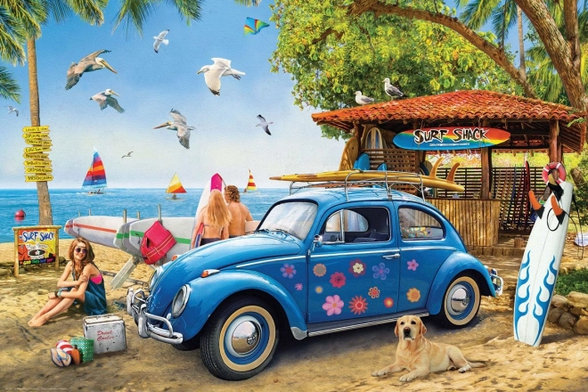 Sestavljanka Eurographics VW Hrošč in deskarji 1000 koščkov
