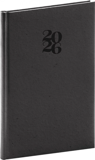 Tedenski dnevnik Essenza 2026 v kavno rjavi barvi 15 x 21 cm