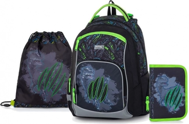 OXYBAG Šolski komplet 3ks OXY GO Dino