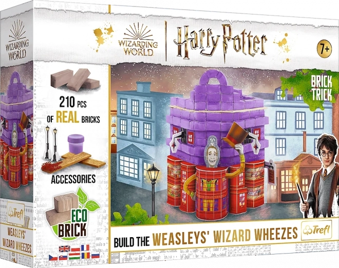Stavebnica Brick Trick Harry Potter: Weasleyjeve čarovniške šale (210 delov)