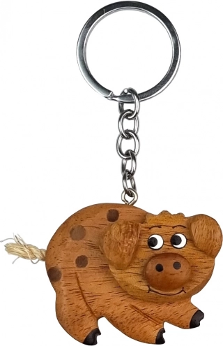 Leseni obesek za ključe Pujs