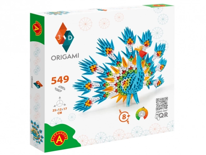 Kreativni Origami 3D Pavo od Alexandera