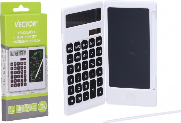 Kalkulator in elektronski beležnik Vector