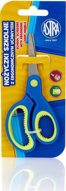 ASTRA ergonomske škarje z merilom (mešanica)