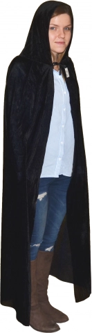 črn plašč 130 cm