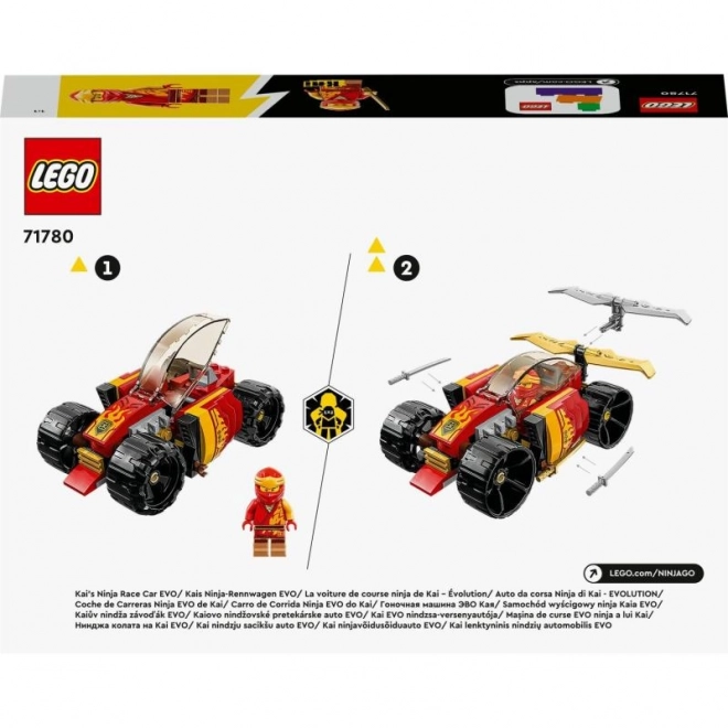 LEGO® NINJAGO® 71780 Kai'jev ninja avto EVO