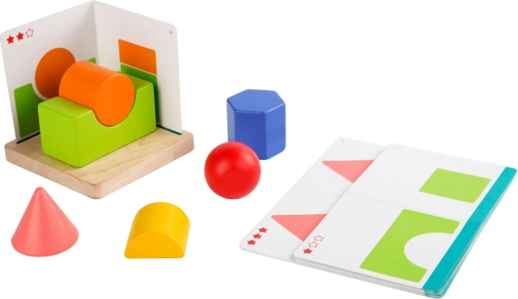 Lucy & Leo lesena izobraževalna zbirka Preprosta geometrija