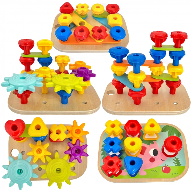 Woopie Green Konstrukcijski Box Motorični Montessori 12v1