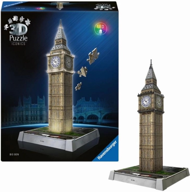 Iconics: Big Ben nočna izdaja – osvetljen 3D model z LED