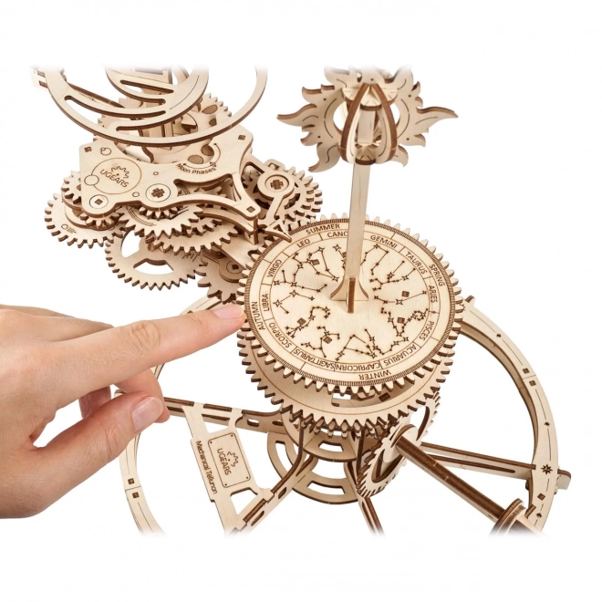Ugears 3D lesene mehanske sestavljanke Tellurium