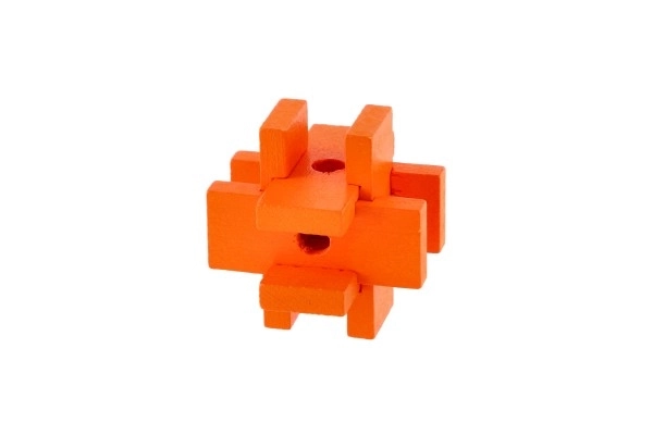 Lesena uganka most v škatlici 8x5x5 cm