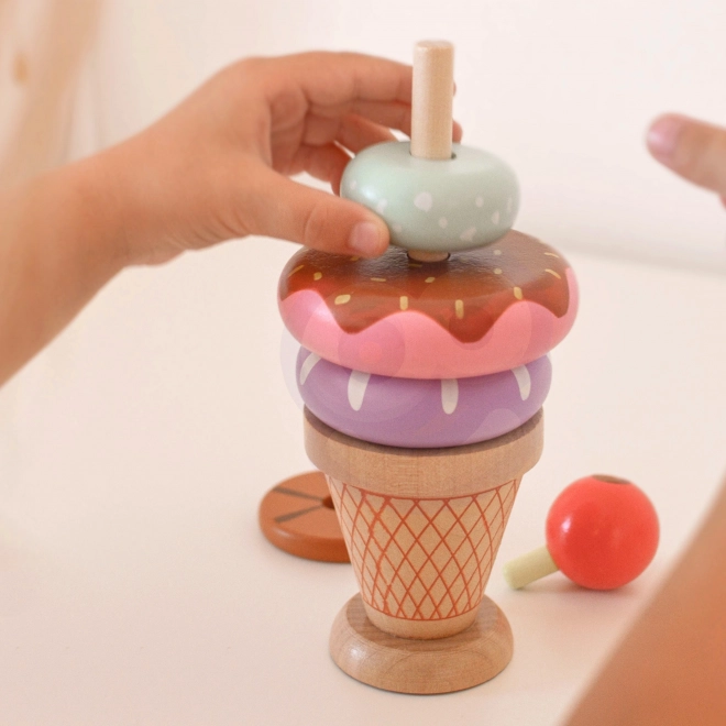 Montessori sladoledi Woopie Green leseni
