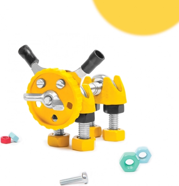 the offbits sestavljanka puppybit – kreativno mehansko kužek