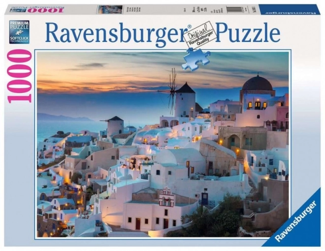 Sestavljanka Večer v Santoriniju 1000 kosov Ravensburger