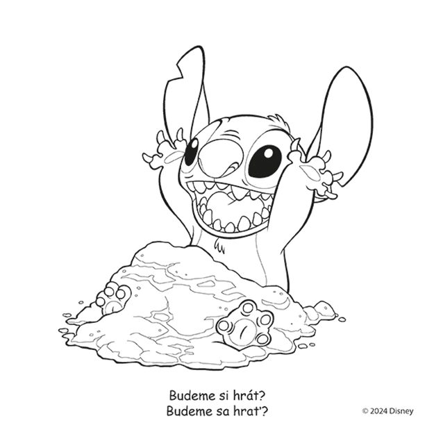 Pexeso v zvezku Lilo & Stitch