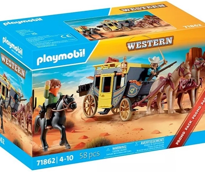 Playmobil Poštna diligenca – rop na Divjem zahodu