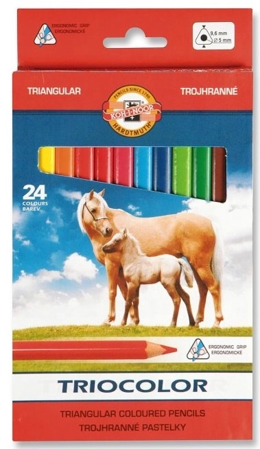 Trikotne barvice Koh-i-noor 24 kos Triocolor