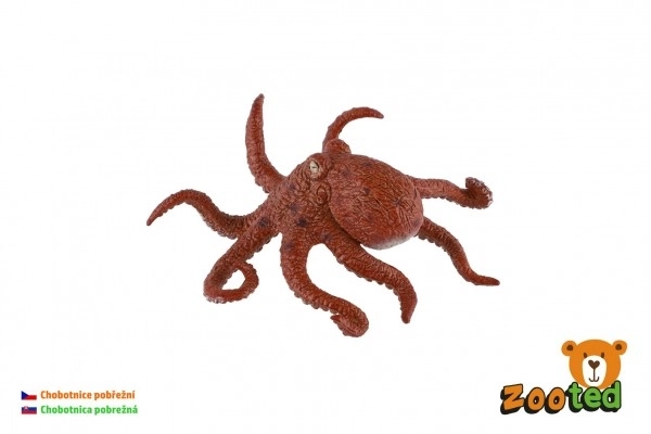Obaljena obala hobotnica zooted plastika 8cm v vrečki