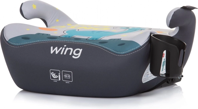 CHIPOLINO Dvigalka Wing i-Size 125-150cm Isofix, Vesoljski Dino