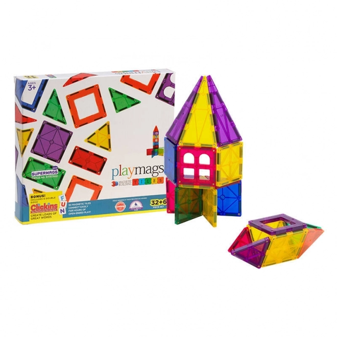 Magnetični kompleti Playmags 165 set 32 kosov