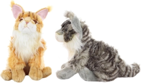 Plišasta maine coon mačka 37 cm eco-friendly