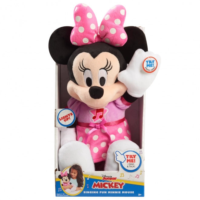 Pevajoča plišasta Minnie Mouse