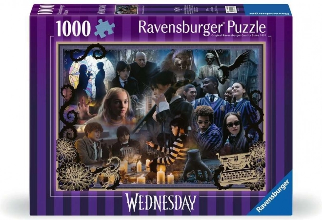 Ravensburger sestavljanka Wednesday: Najboljše iz 1. sezone 1000 kosov