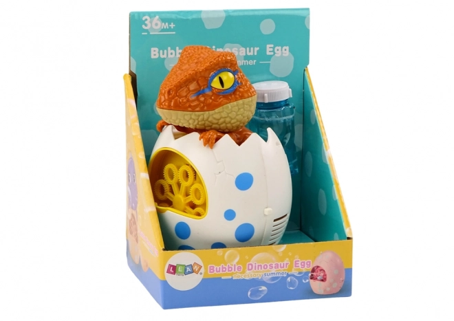 Strojček za mehurčke Dino v jajcu s polnilom