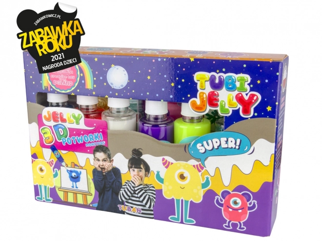 Tubi Jelly set 6 barv - Pošasti