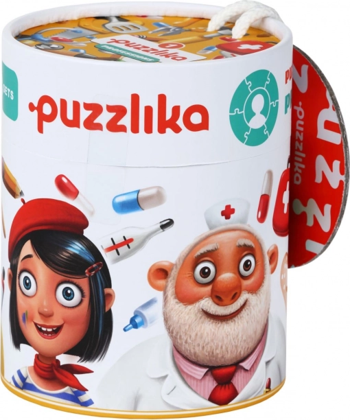 Puzzlika izobraževalne sestavljanke Poklici 1 – 21 kosov