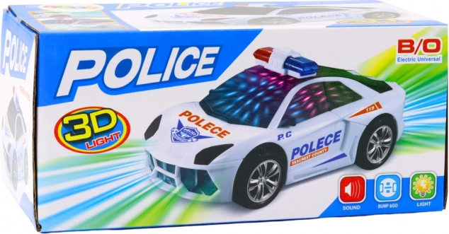 Interaktivni policijski avto s lučmi in zvoki