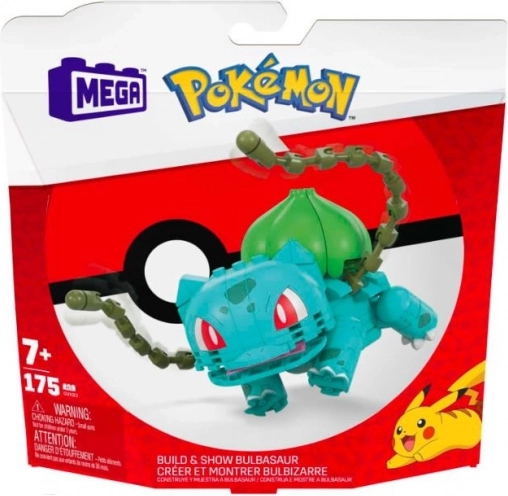 Konstruktor Pokémon Squirtle srednji – sestavljiva figurica – Bulbasaur