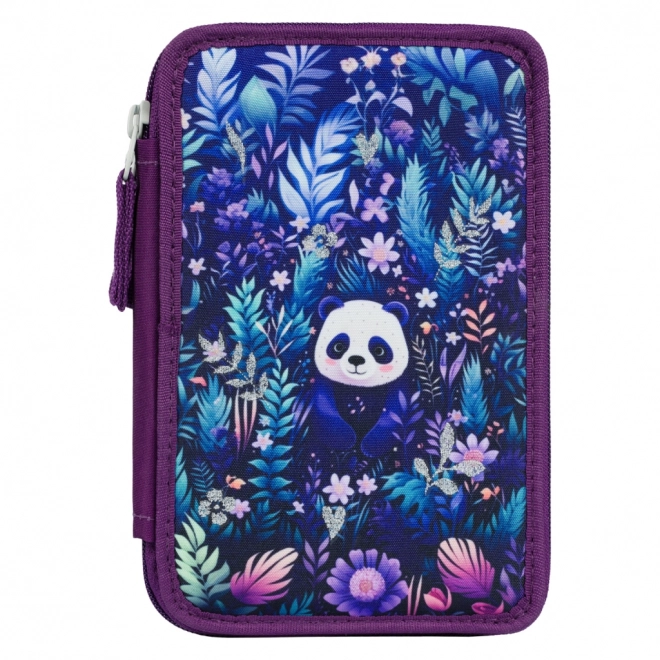 BAAGL Šolski penal s tremi predelki Jungle Panda