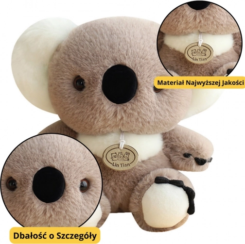 Plišasta Igrača Koala Siva 23 cm