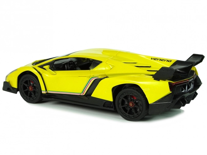 Daljinsko vodeno Lamborghini Veneno Rumena 2.4G daljinsko upravljanje volana Zvočne luči