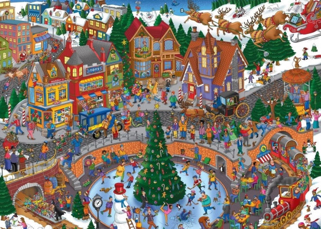Grafika Puzzle Božične Zmešnjave 500 Kosov