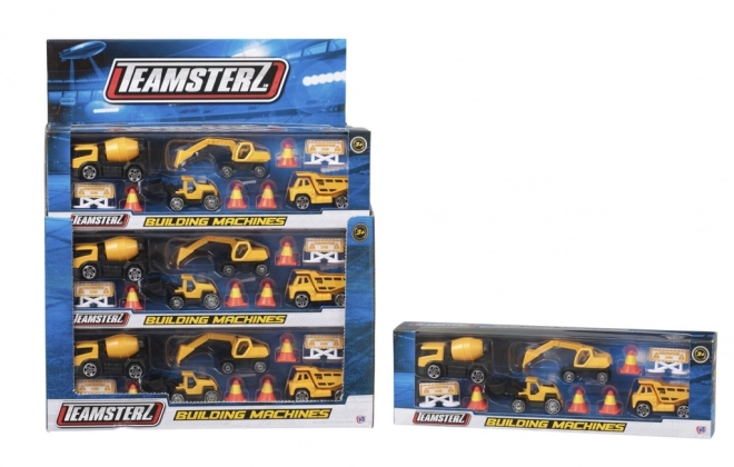 Teamsterz gradbeni mini set s gradbenimi stroji