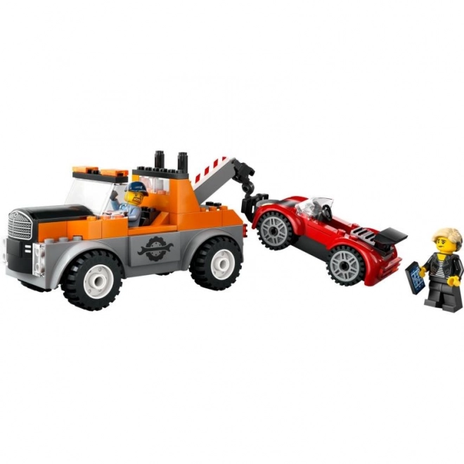 LEGO City 60435 Vlečno vozilo in popravilo športnega avtomobila