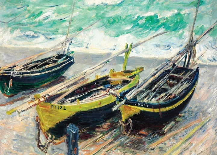 Interdruk Puzzle Art: Tri ribiške ladje 1000 koščkov