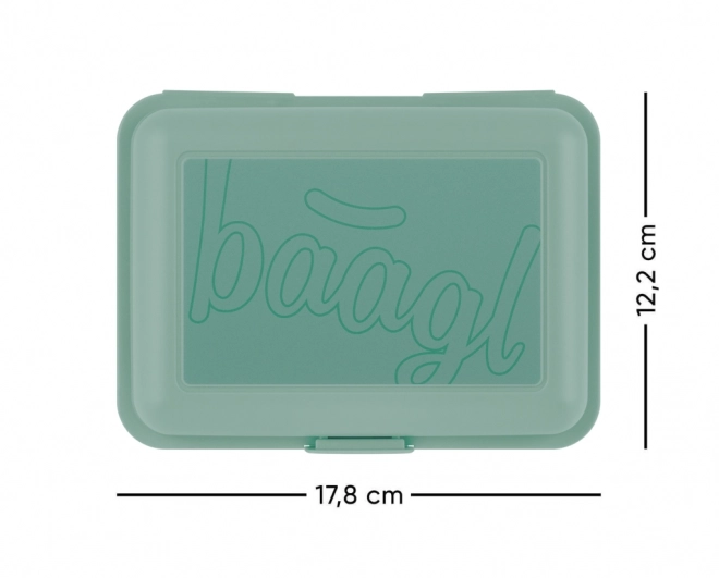 Box za malico zelen