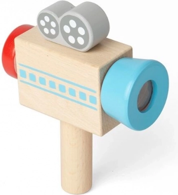 Bigjigs Toys lesena otroška kamera