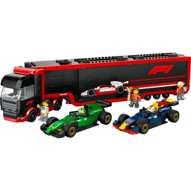 LEGO® City 60445 Tovornjak F1® z vozili F1® RB20 in AMR24